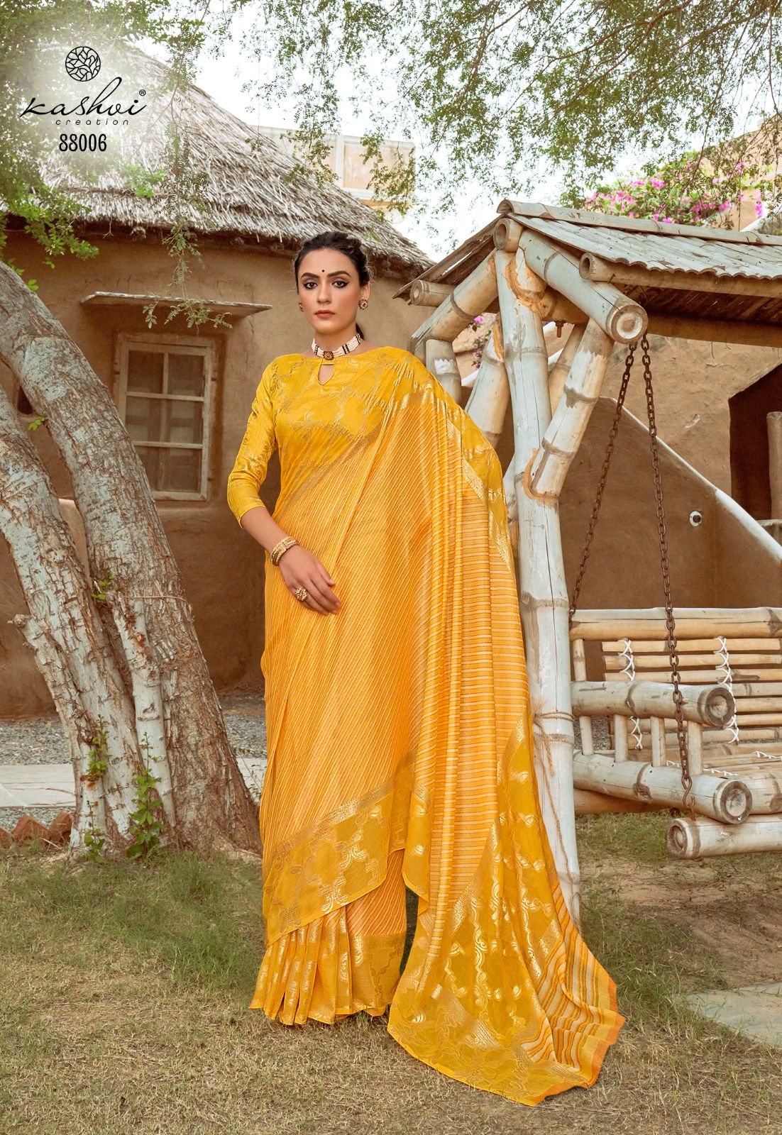 Kashvi Kavya By LT Fabrics Chiffon Sarees Catalog